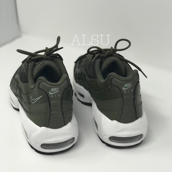 NWT Nike Air Max 95 Olive Canvas W AUTHENTIC - Picture 4 of 8